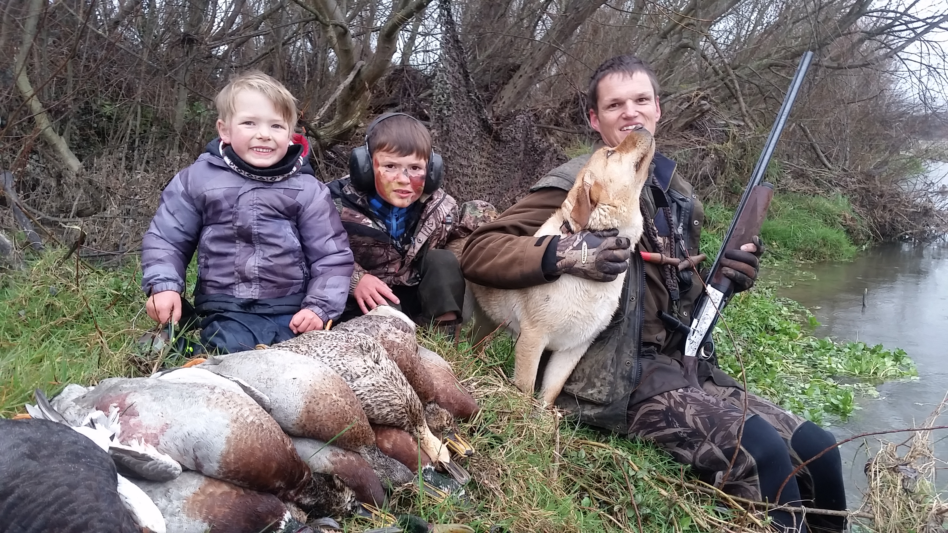 BB CSI July 4 the team with their harvest from CSI river bed hunt
