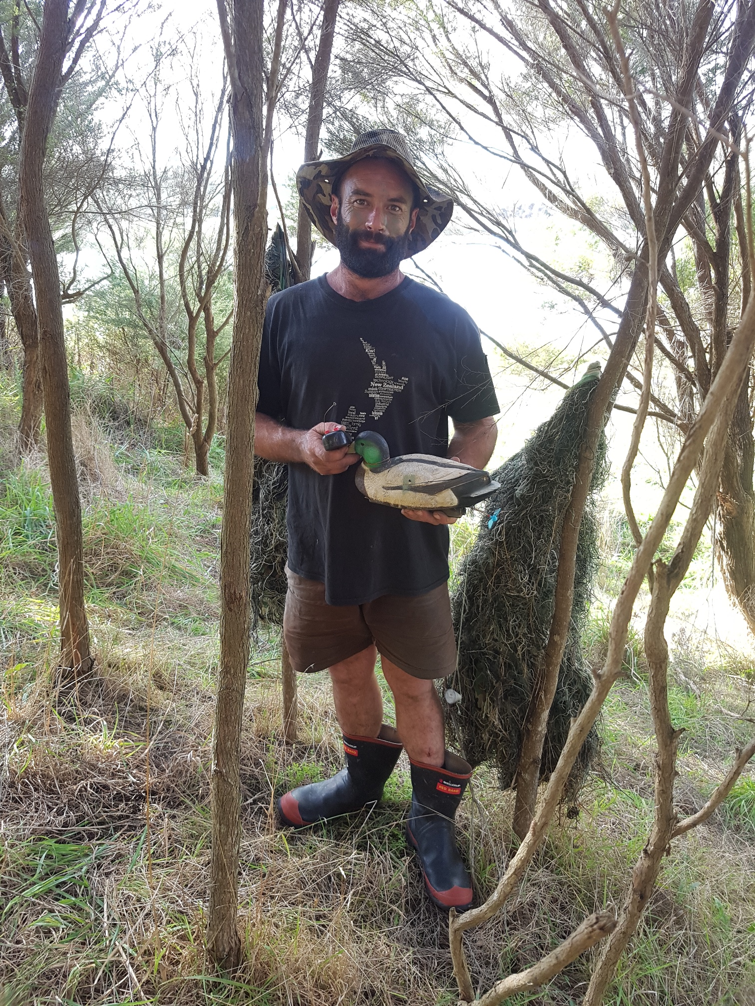 Kiwi ingenuity always surprises me Dougs homemade remote controlled decoy