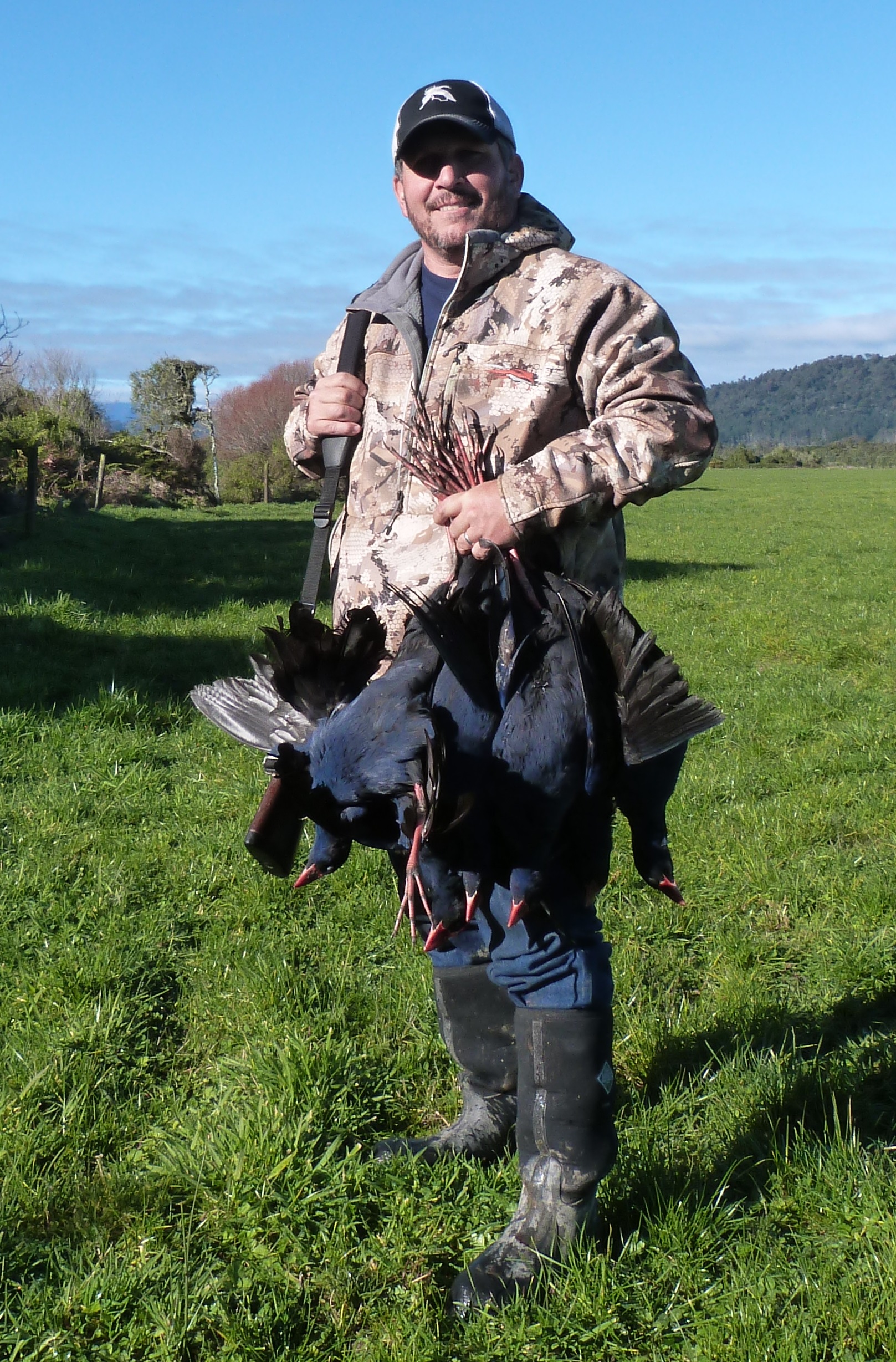 A Visiting Hunter During A Recent Pukeko Hunt