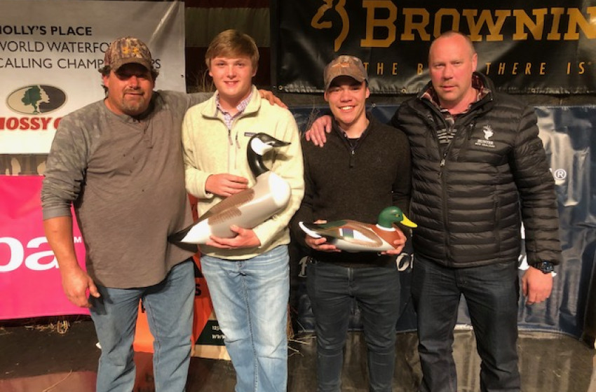 Kiwi calls in the crowd and wins world duck calling champs