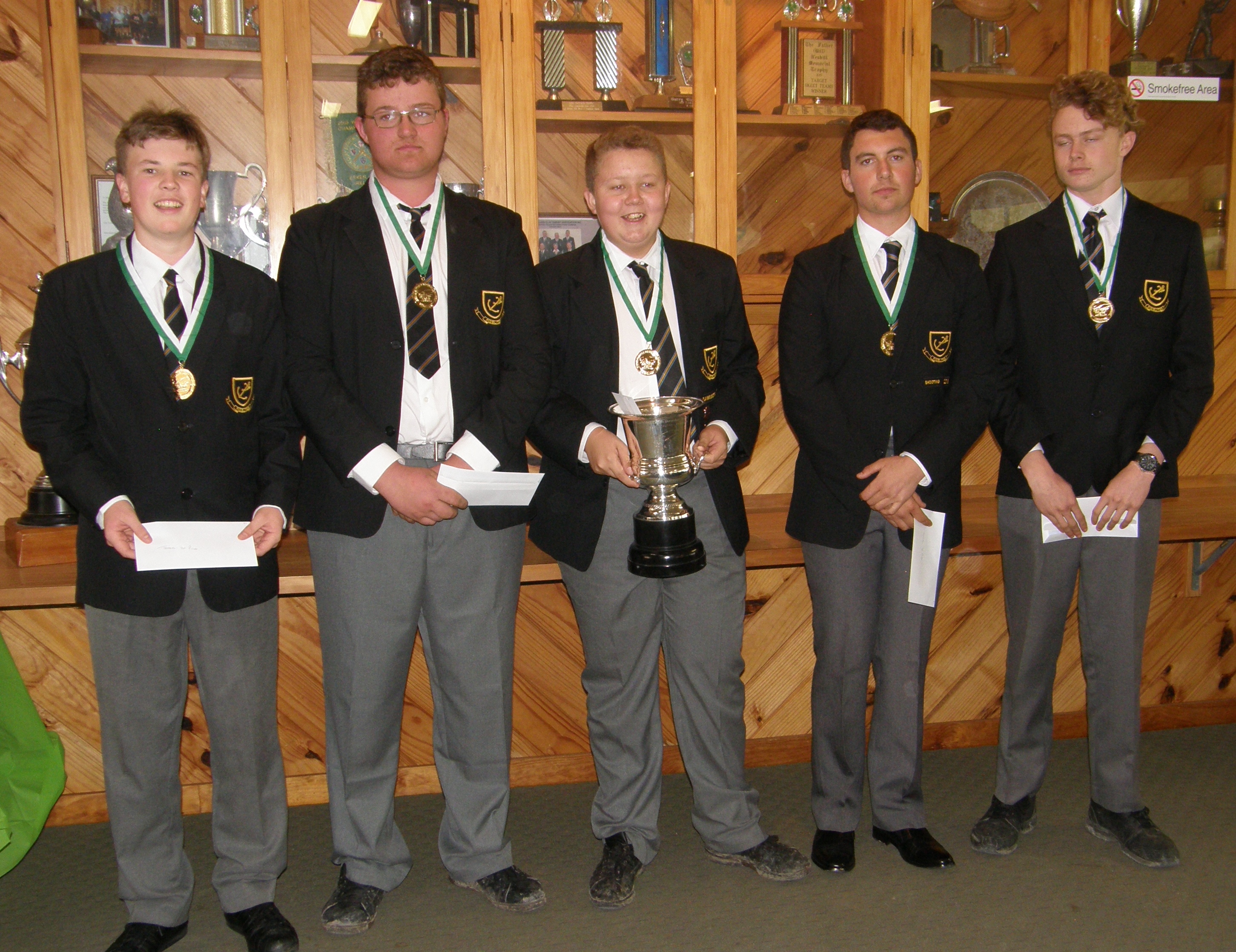 1st Placing for Overall Teams Event WBHS 1