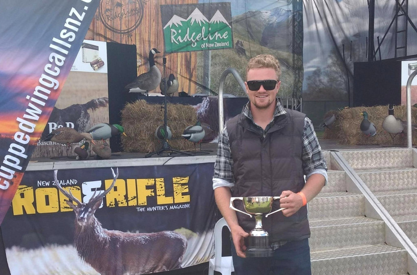 Otago duck calling supremo quacks it big again