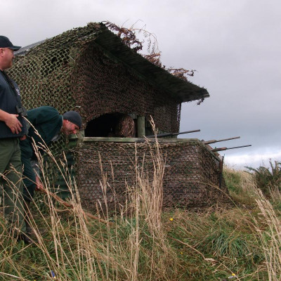 TBB2May16. Fish Game Rangers visit a well constructed maimai on opening day.